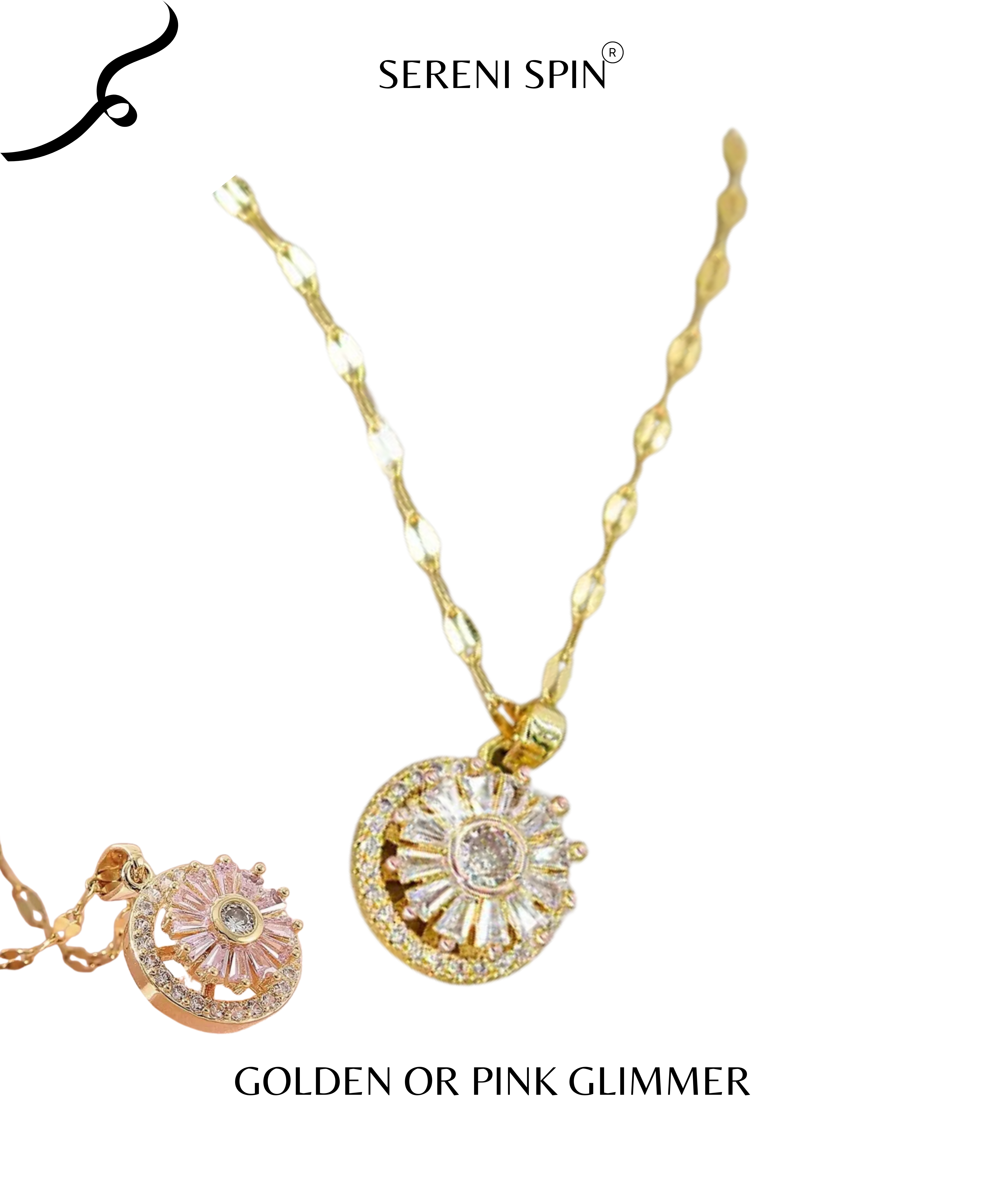 Golden or Pink Glimmer 🌞